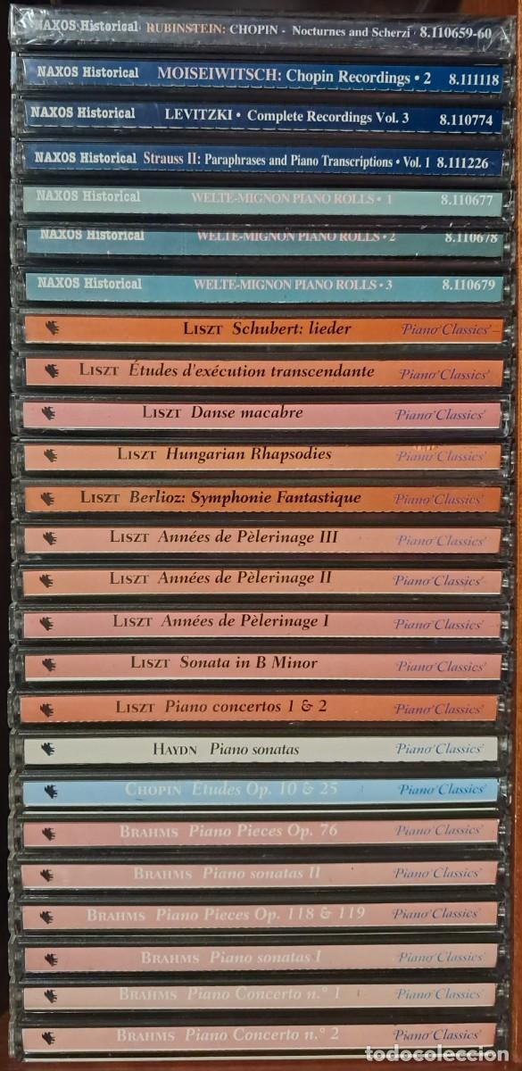 CDs de M&uacute;sica: LOTE 26 CDS DE M&Uacute;SICA PARA PIANO: 18 NAXOS PIANO CLASSICS & 8 NAXOS HISTORICAL