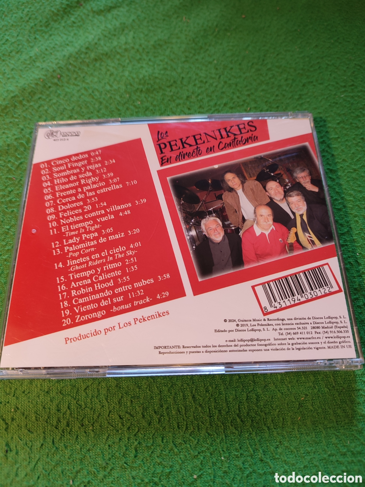 CDs de m&uacute;sica: Los Pekenikes - En directo en Cantabria - Foto 2