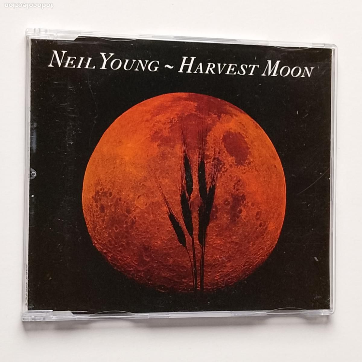 CDs de M&uacute;sica: Neil Young-Harvest Moon (CD single 1992) Bob Dylan, Wilco, Van Morrison, The Band, Fleet Foxes