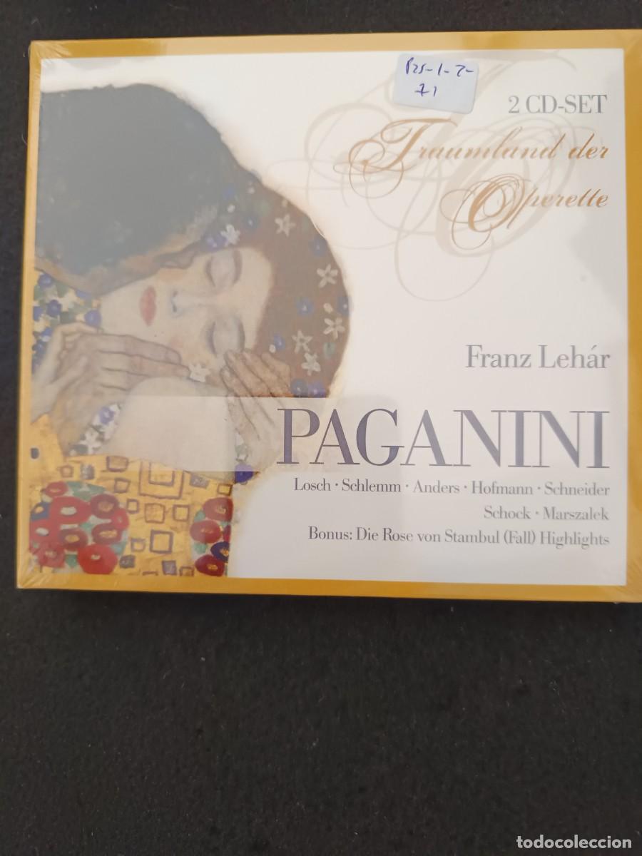 CDs de M&uacute;sica: 2 CD. FRANZ LEH&Aacute;R: PAGANINI. DIR.:FRANZ MARSZALEK