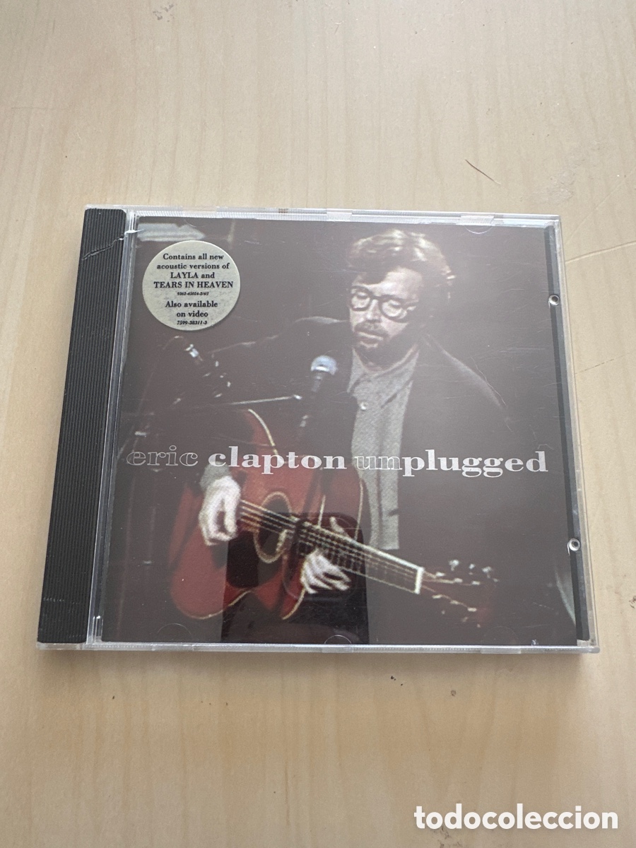 CDs de M&uacute;sica: Acd90 Eric clapton unplugged CD segunda mano
