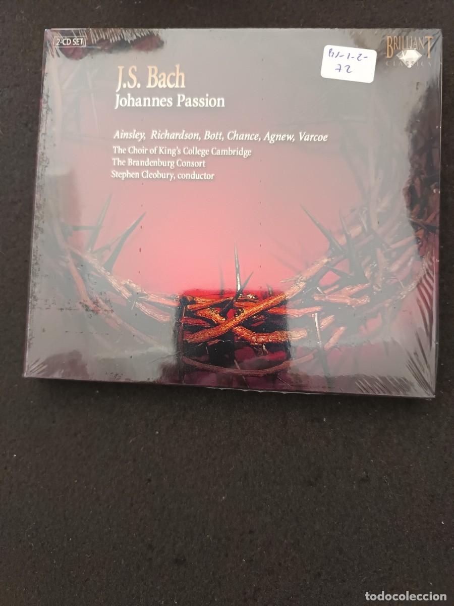 CDs de M&uacute;sica: 2 CD. J. S. BACH: JOHANNES PASSION. // (1725 VERSI&Oacute;N) APPENDIX