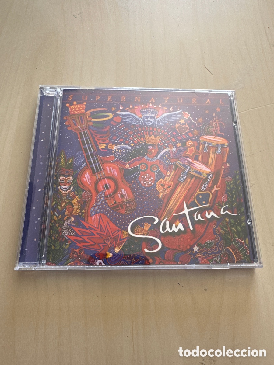 CDs de M&uacute;sica: Acd90 Santana supernatural CD segunda mano