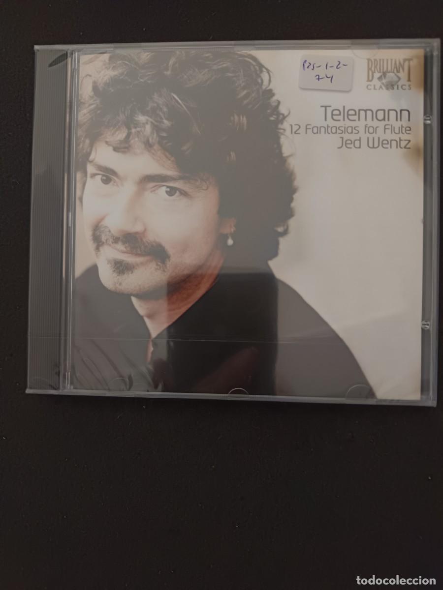 Music CDs: TELEMANN. 12 FANTASIAS FOR FLUTE. JED WENTZ