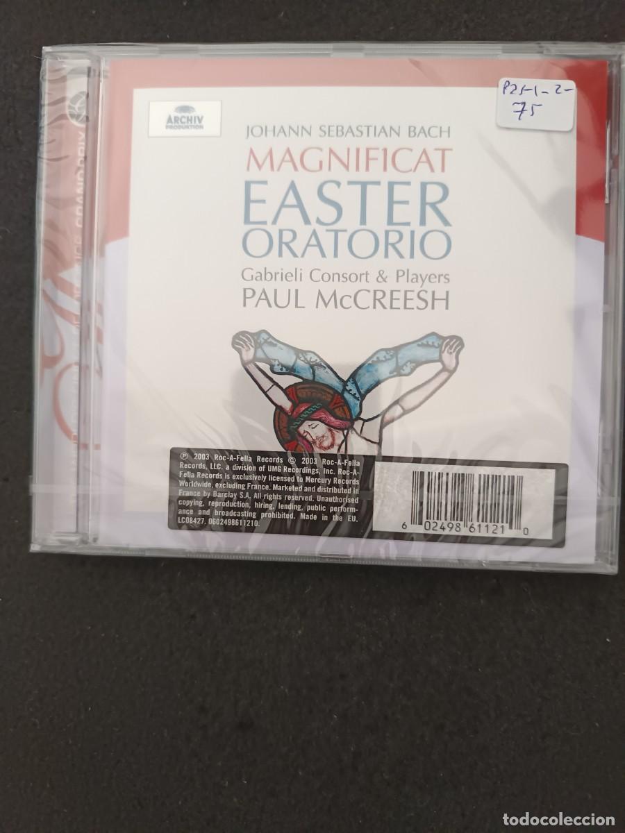 CDs de M&uacute;sica: J. S. BACH: MAGNIFICAT. EASTER ORATORIO. GABRIELI CONSORT & PLAYERS. PAUL MCCREESH