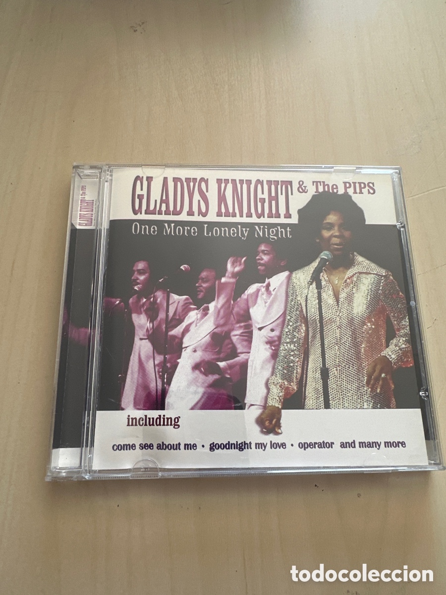 CDs de M&uacute;sica: Acd90 gladys knight & the pips one more lonely night CD segunda mano