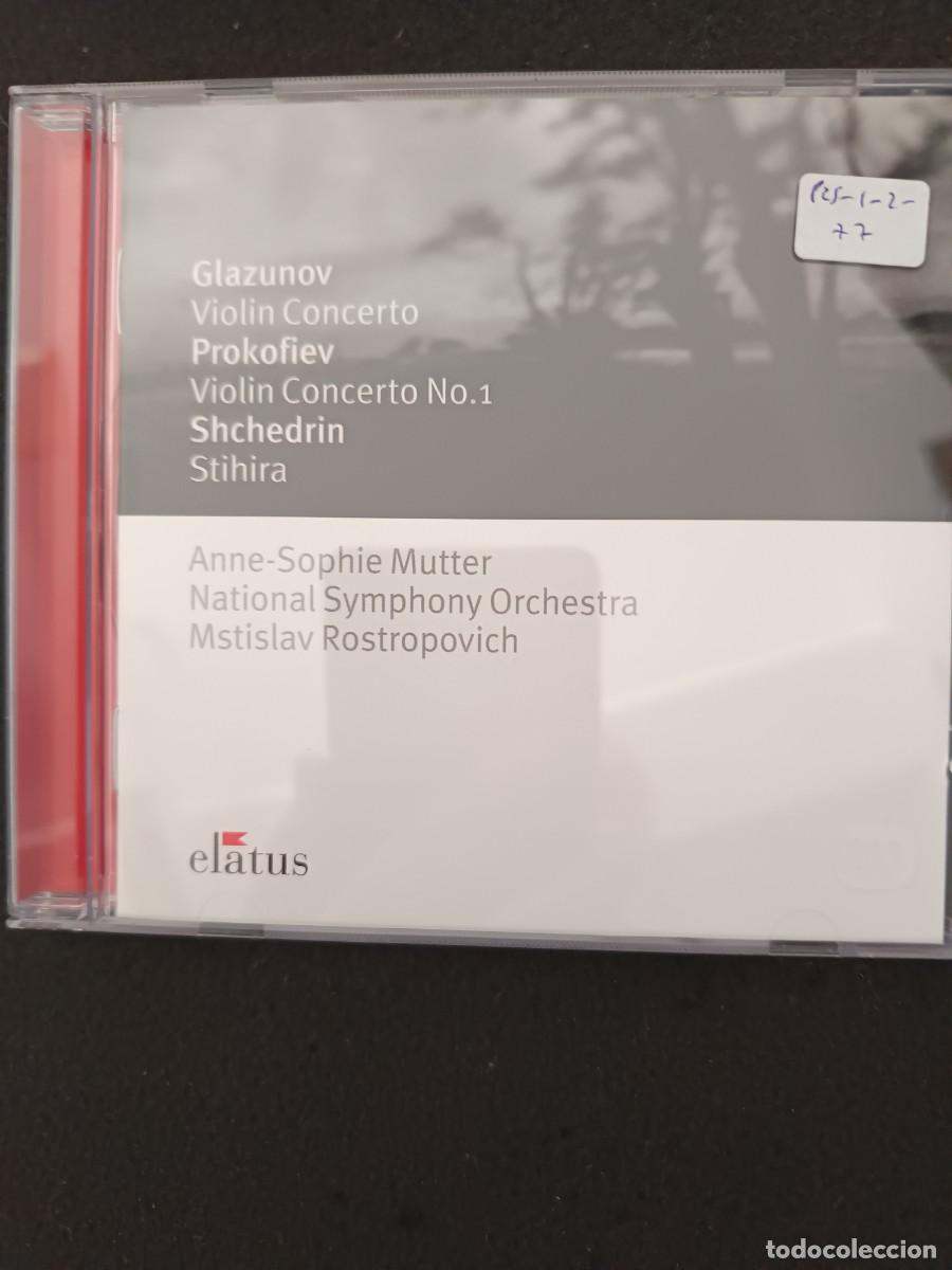 CDs de M&uacute;sica: GLAZUNOV: VIOLIN CONCERTO / PROKOFIEV: VIOLIN CONCERTO, N&ordm; 1 / SHCHEDRIN: STIHIRA / ANNE-SOPHIE MUT