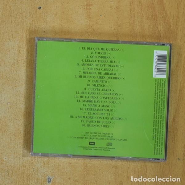 CDs de m&uacute;sica: CARLOS GARDEL - 20 GRANDES EXITOS - CD - Foto 2