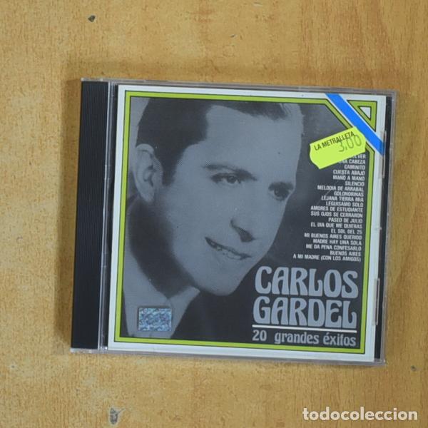 CDs de m&uacute;sica: CARLOS GARDEL - 20 GRANDES EXITOS - CD - Foto 1