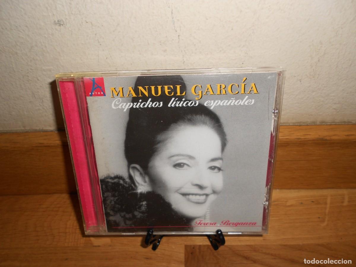 CDs de M&uacute;sica: MANUEL GARCIA / TERESA BERGANZA : CAPRICHOS LIRICOS ESPA&Ntilde;OLES - CD - DISPONGO de mas CDs - 1&euro;y+