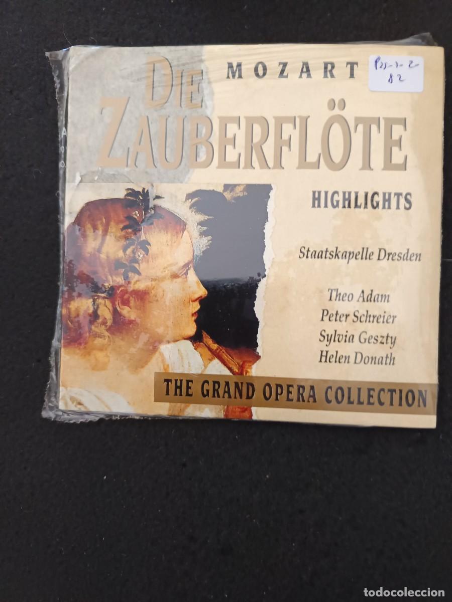 CDs de M&uacute;sica: MOZART: DIE ZAUBERFL&Ouml;TE. HIGHLIGHTS. THEO ADAM, PETER SCHREIER, SYLVIA GESZTY, HELEN DONATH