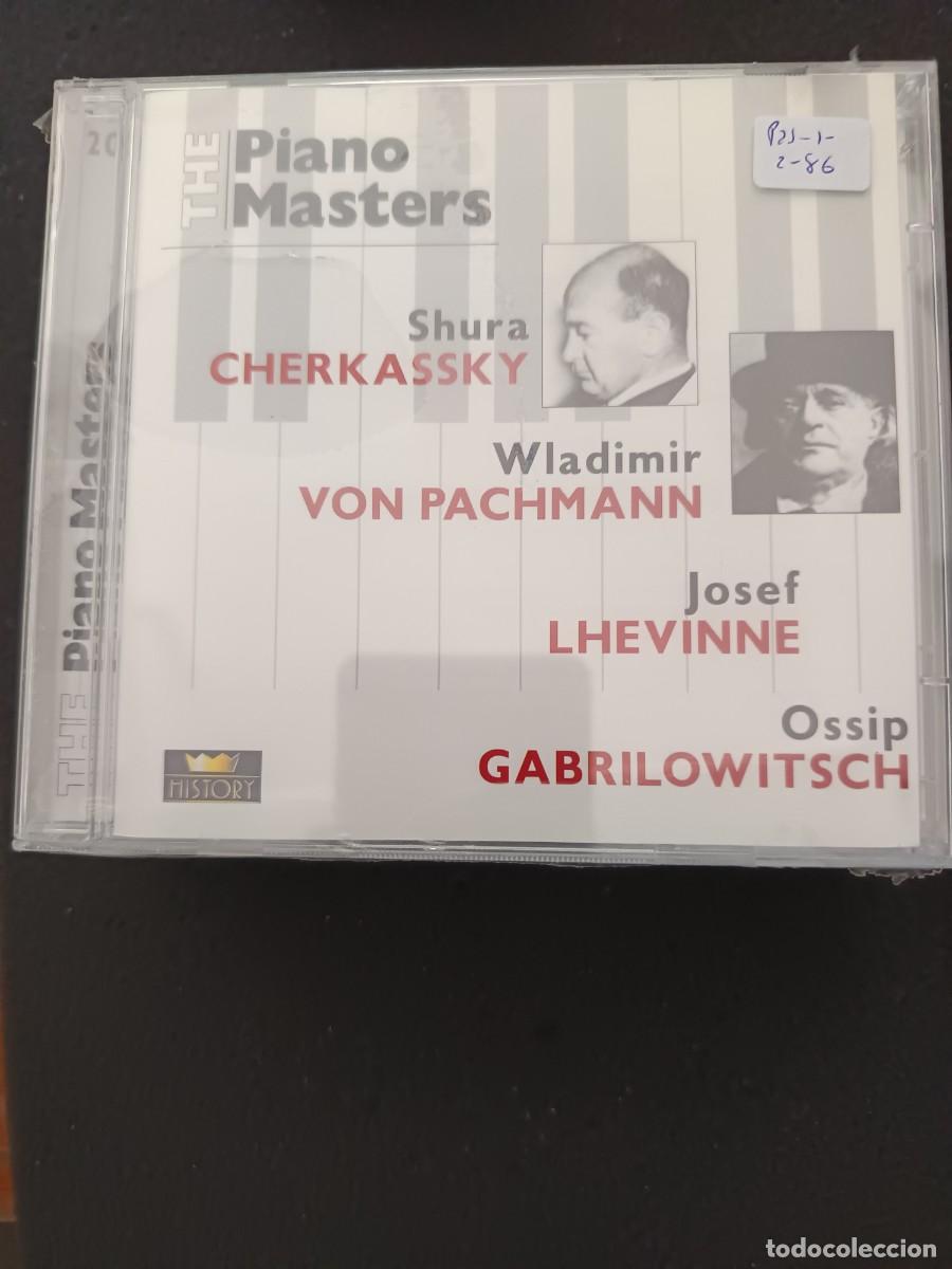 CDs de M&uacute;sica: 2 CD. SHURA CHERKASSKY / WLADIMIR VON PACHMANN / JOSEF LHEVINNE / OSSIP GABRILOWITSCH