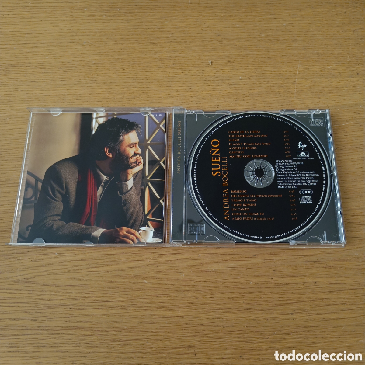 CDs de m&uacute;sica: Andrea Bocelli CD Sue&ntilde;o - Foto 3