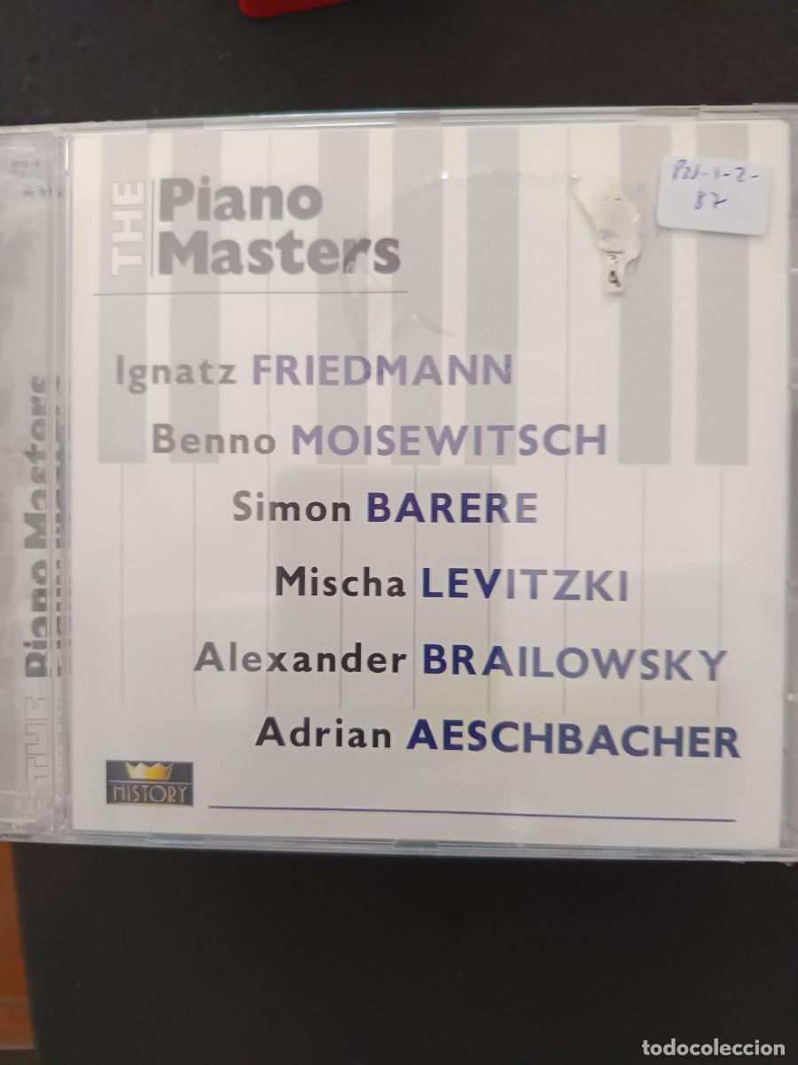 CDs de M&uacute;sica: 2 CD. THE PIANO MASTERS: FRIEDMANN, MOISEWITSCH, BARERE, LEVITZKI, BRAILOWSKY, AESCHBACHER