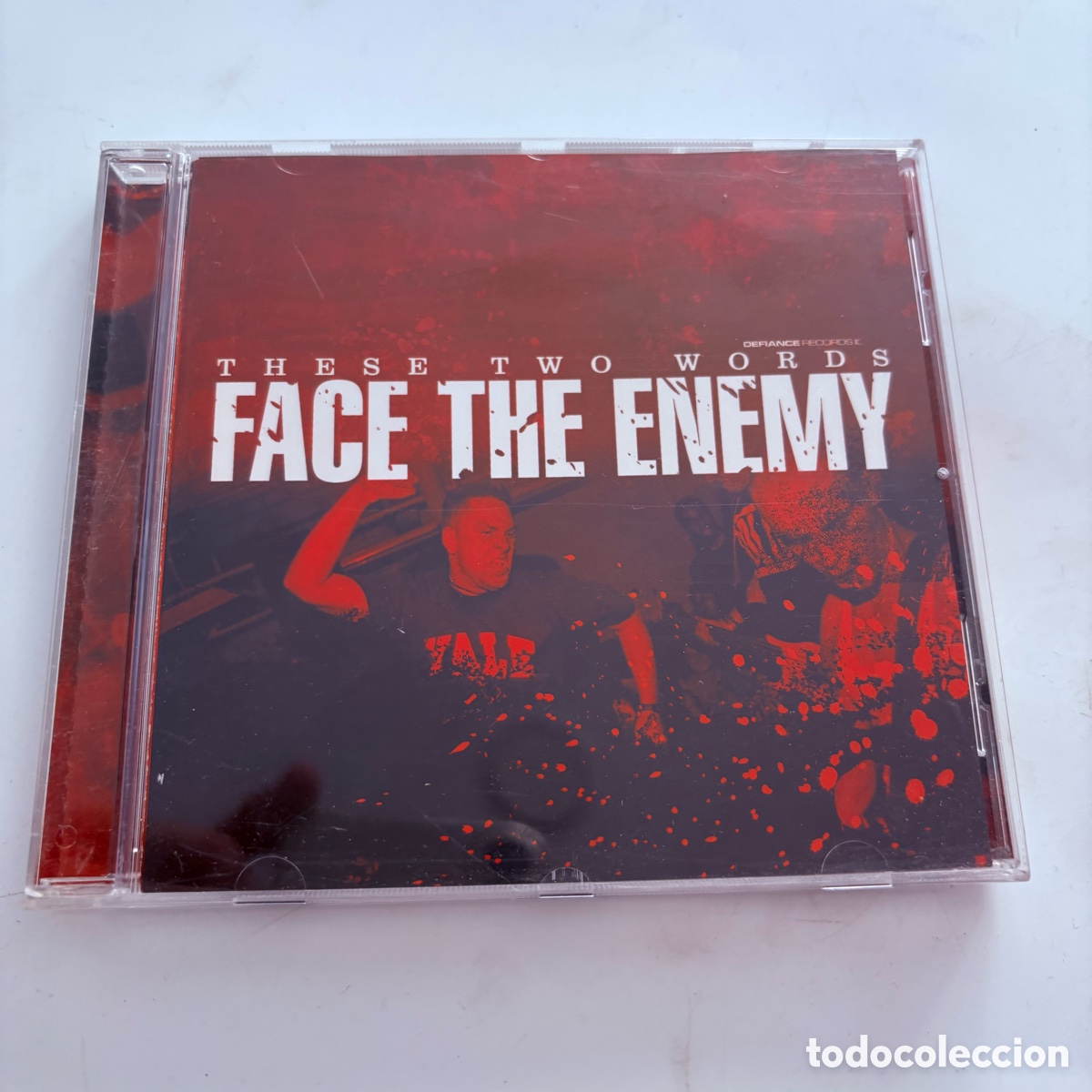 CDs de m&uacute;sica: Cd face the enemy these two words del 2003 hardcore - Foto 1