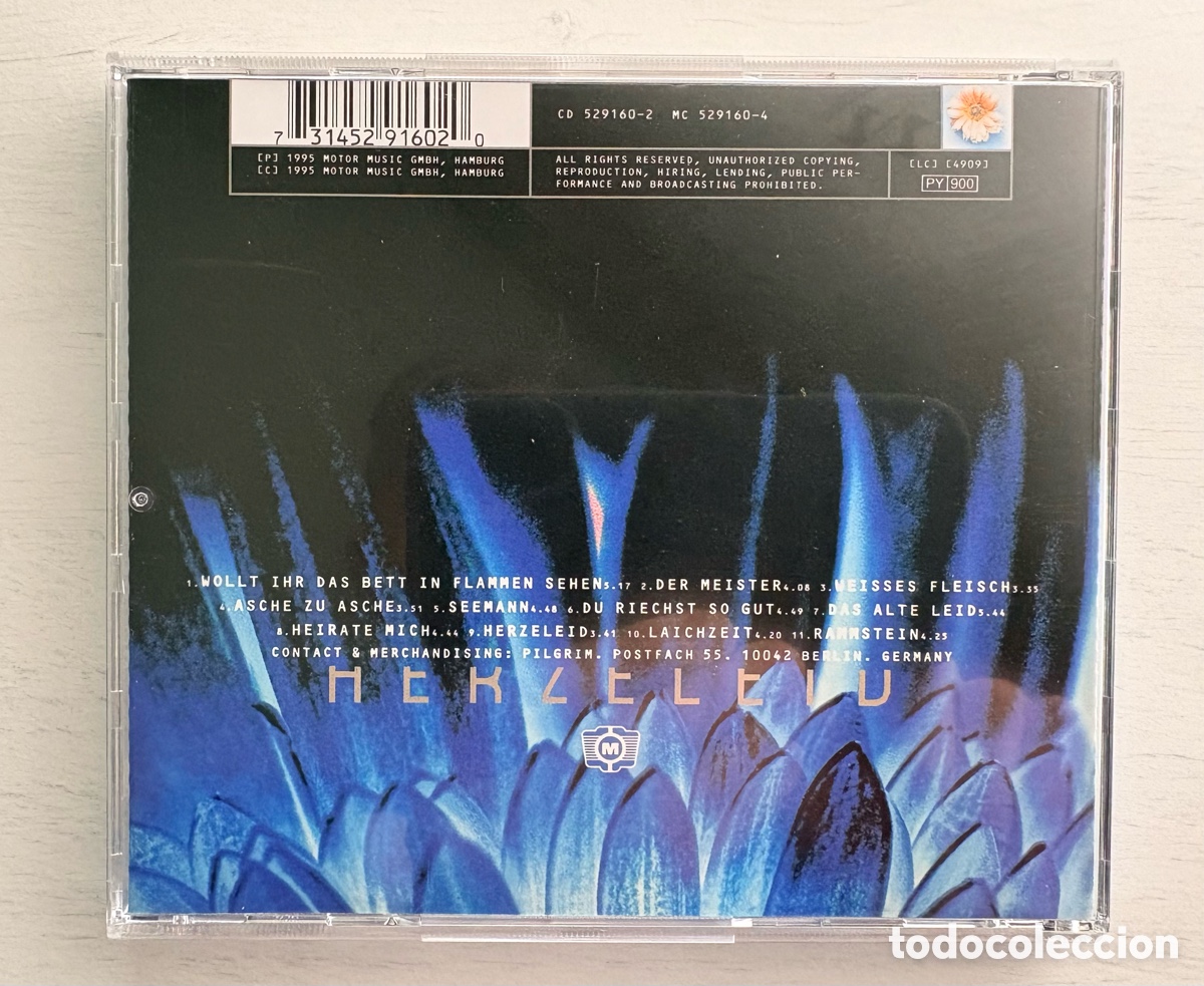 CDs de m&uacute;sica: CD RAMMSTEIN: HERZELEID - Foto 2