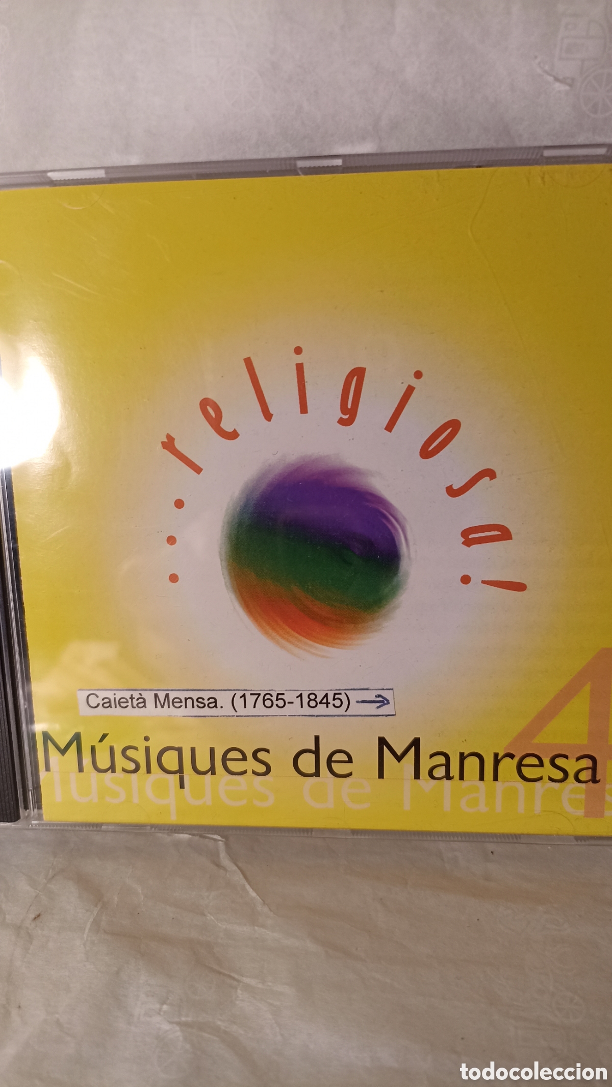 CDs de M&uacute;sica: M&uacute;siques de Manresa&rdquo; dedicado a la obra del compositor religioso Caiet&agrave; Mensa (1765-1845). MINT!!!