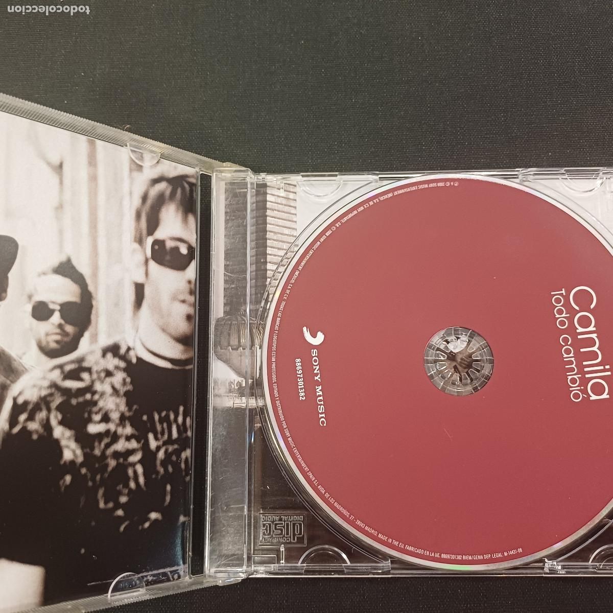 CDs de m&uacute;sica: CAMILA/TODO CAMBIO/CD. - Foto 2
