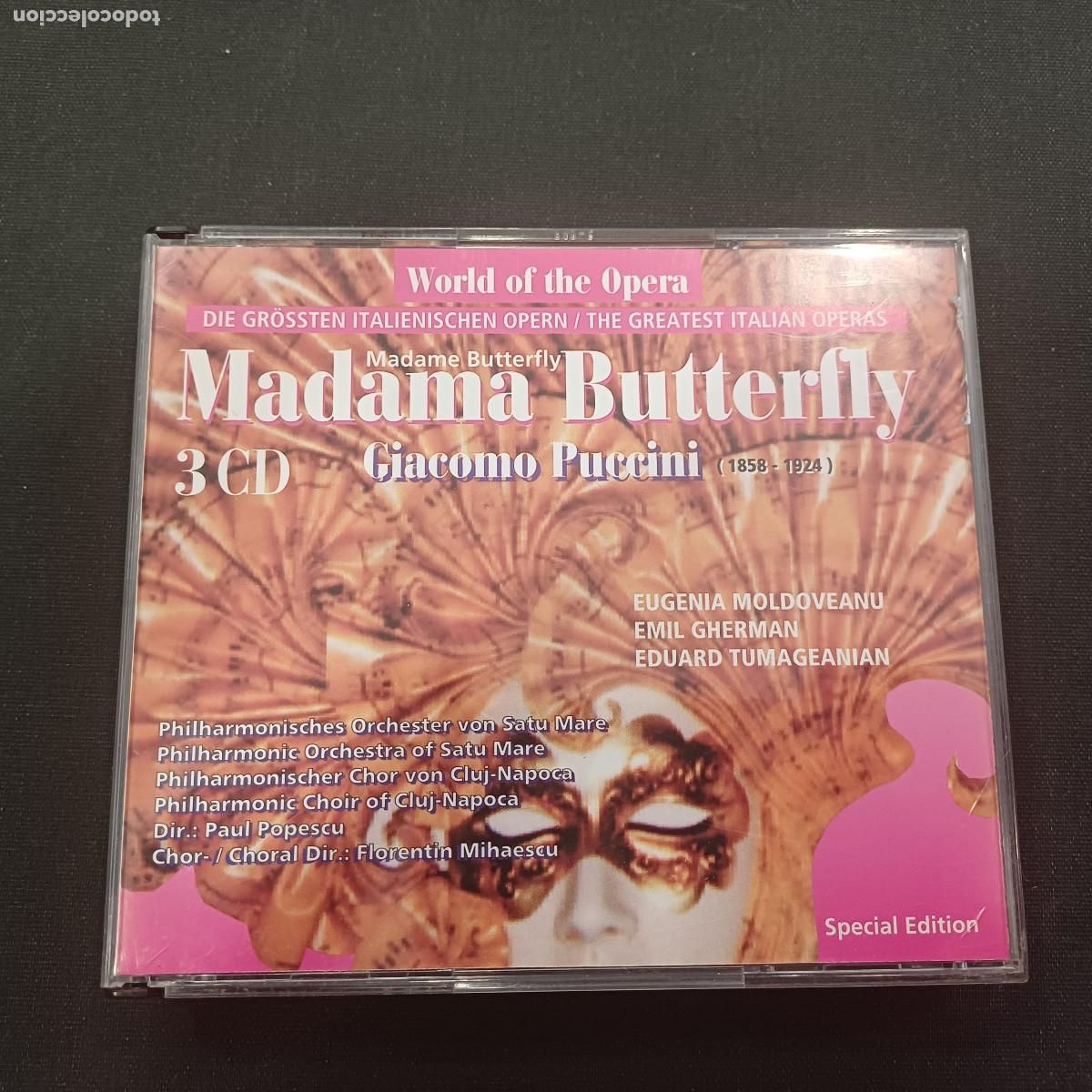 CDs de M&uacute;sica: GIACOMO PUCCINI/MADAMA BUTTERFLY/CD 3 DISCOS.