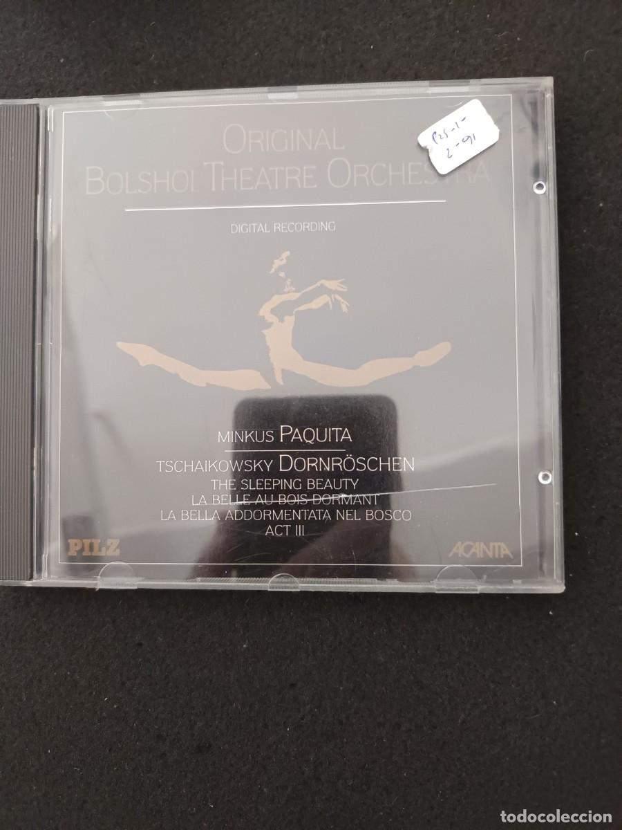 CDs de M&uacute;sica: ORIGINAL BOLSHOI THEATRE ORCHESTRA. MINKUS: PAQUITA / TSCHAIKOWSKY: DORNR&Ouml;SCHEN; 3ER ACTO