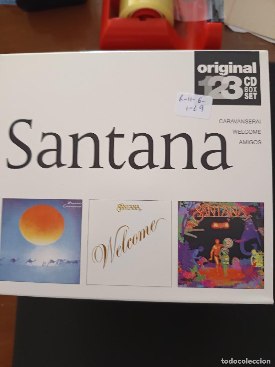 CDs de M&uacute;sica: 3CD-BOX. SANTANA: CARAVANSEREI / WELCOME / AMIGOS