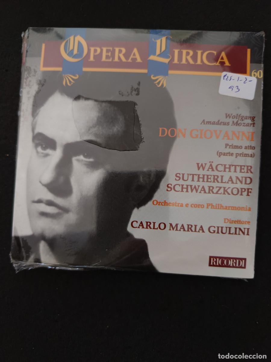 CDs de M&uacute;sica: MOZART: DON GIOVANNI. (EXTRACTOS). DIR.: CARLO MARIA GIULINI. CANTANTES: W&Auml;CHTER, SUTHERLAND, SCHWAR