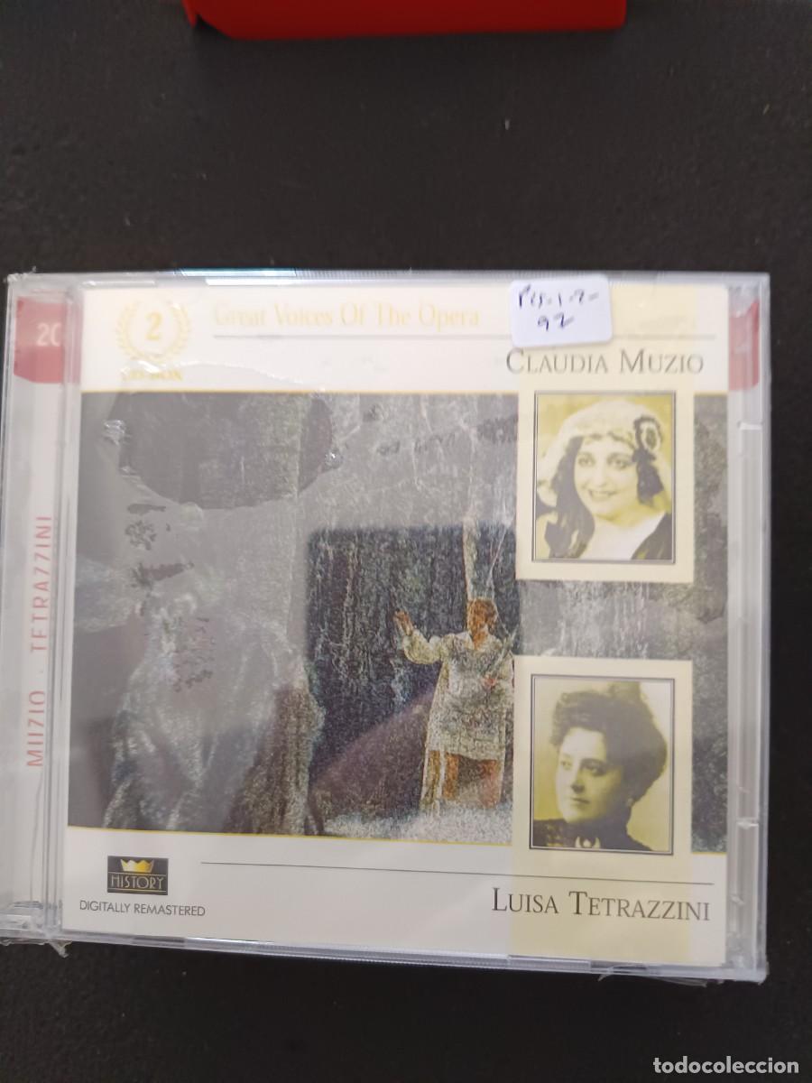 CDs de M&uacute;sica: 2 CD. CLAUDIA MUZIO / LUISA TETRAZZINI (GREAT VOICES OF THE OPERA)