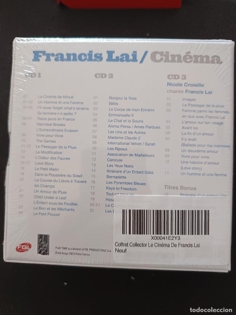 CDs de m&uacute;sica: 3 CD SET. FRANCIS LAI / CIN&Eacute;MA - Foto 2