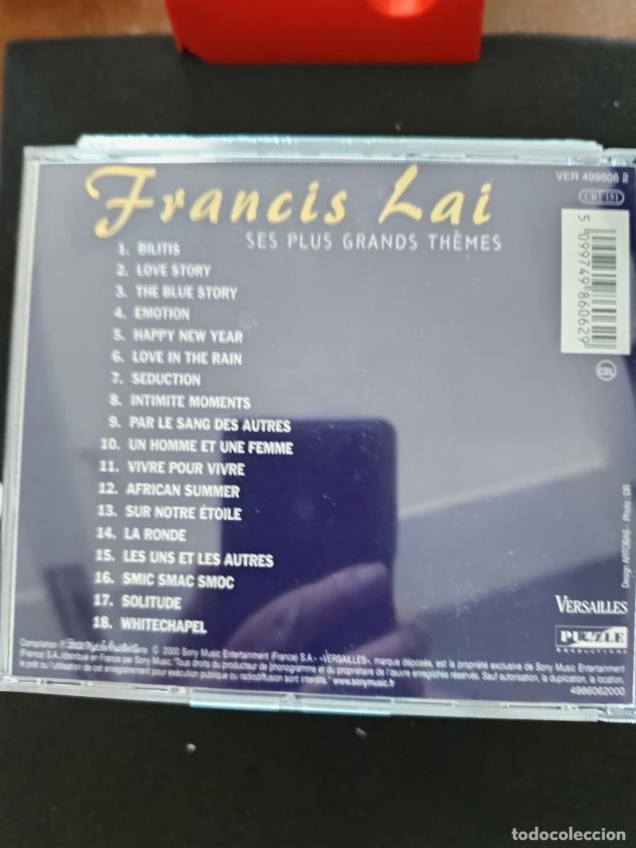 CDs de m&uacute;sica: FRANCIS LAI: SES PLUS GRANDS TH&Eacute;MES - Foto 2