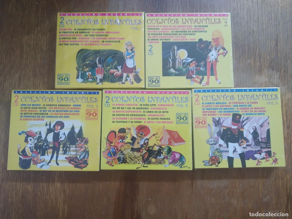 CDs de M&uacute;sica: Colecci&oacute;n 5 packs cuentos infantiles en CD &ndash; Precintados &ndash; Peter Pan, Soldadito de Plomo&hellip;