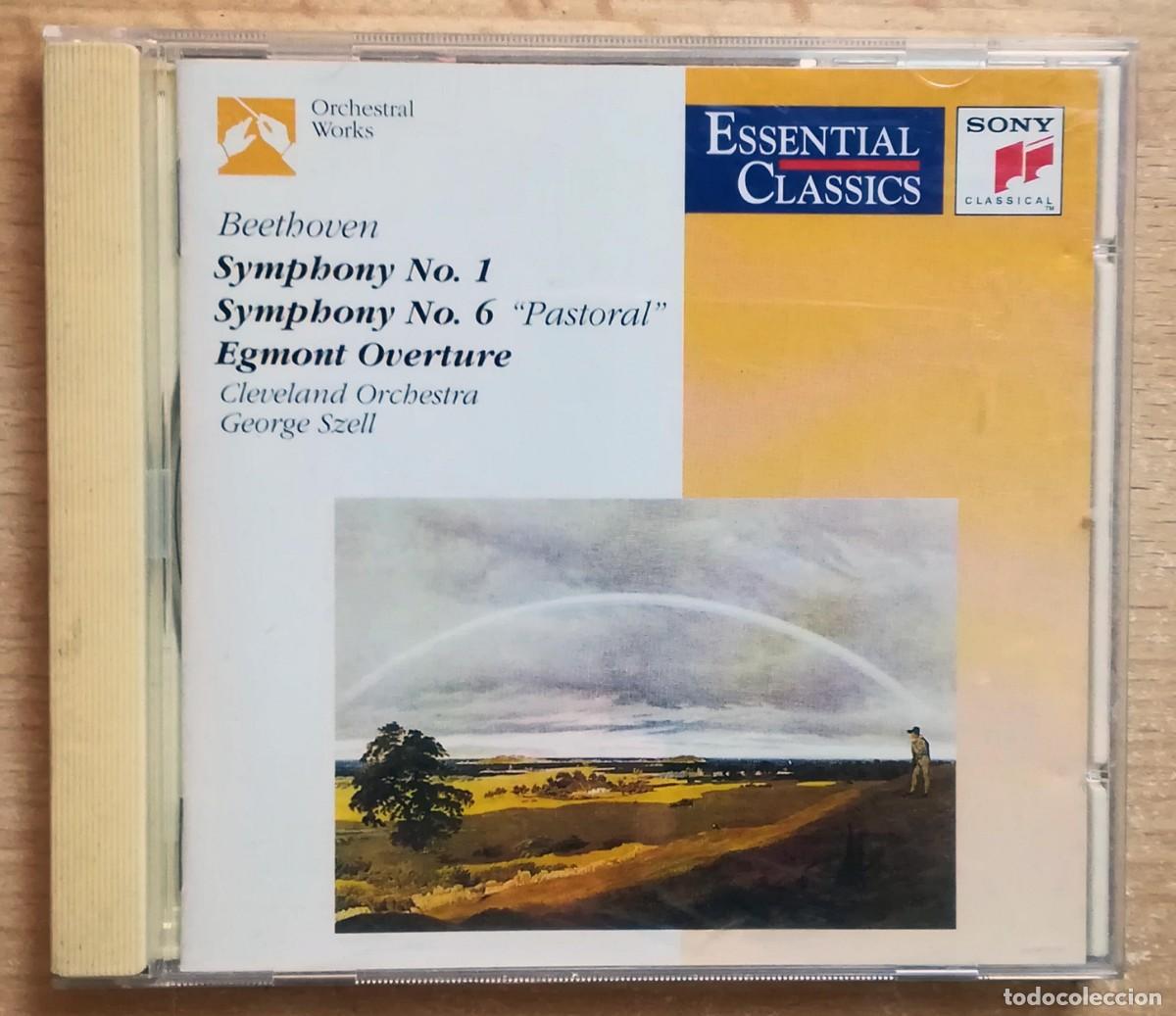 CDs de M&uacute;sica: CD Beethoven. Sinfon&iacute;a N&ordm; 1. N&ordm; 6 Pastoral. Overtura Egmont. Cleveland Orchestra. George Szell.
