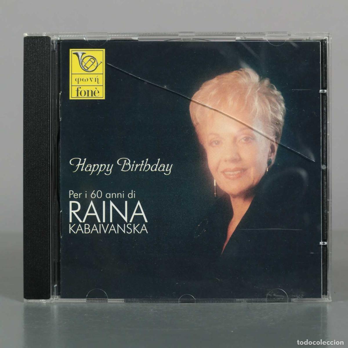 Musik-CDs: CD. Happy Birthday RAINA KABAIVANSKA - Sofia Symphony Orchestra, Guidarini - giulio cesare ricci e