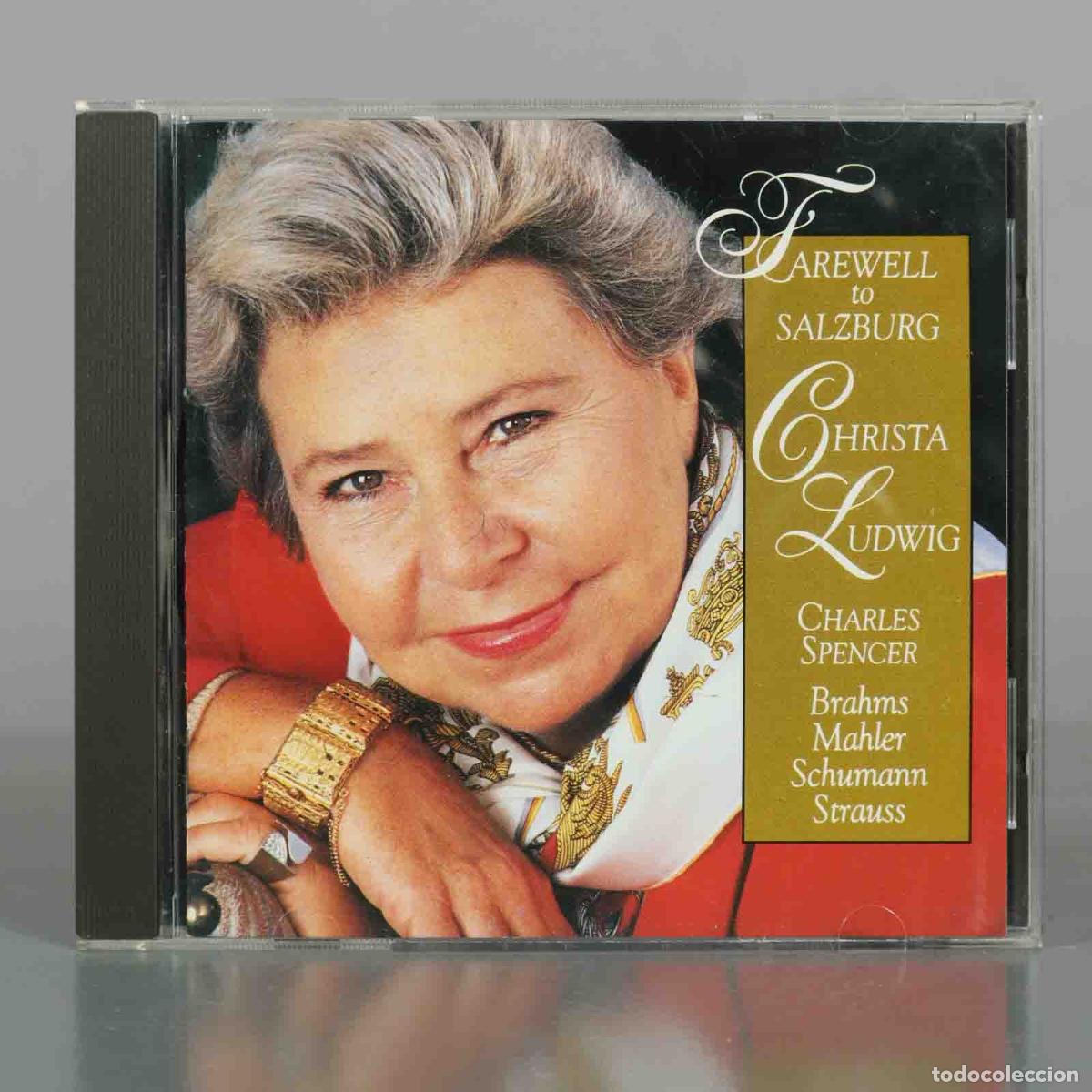 Musik-CDs: CD. Farewell to Salzburg - Christa Ludwig, Charles Spencer - Johannes Brahms, Mahler, Robert Schu