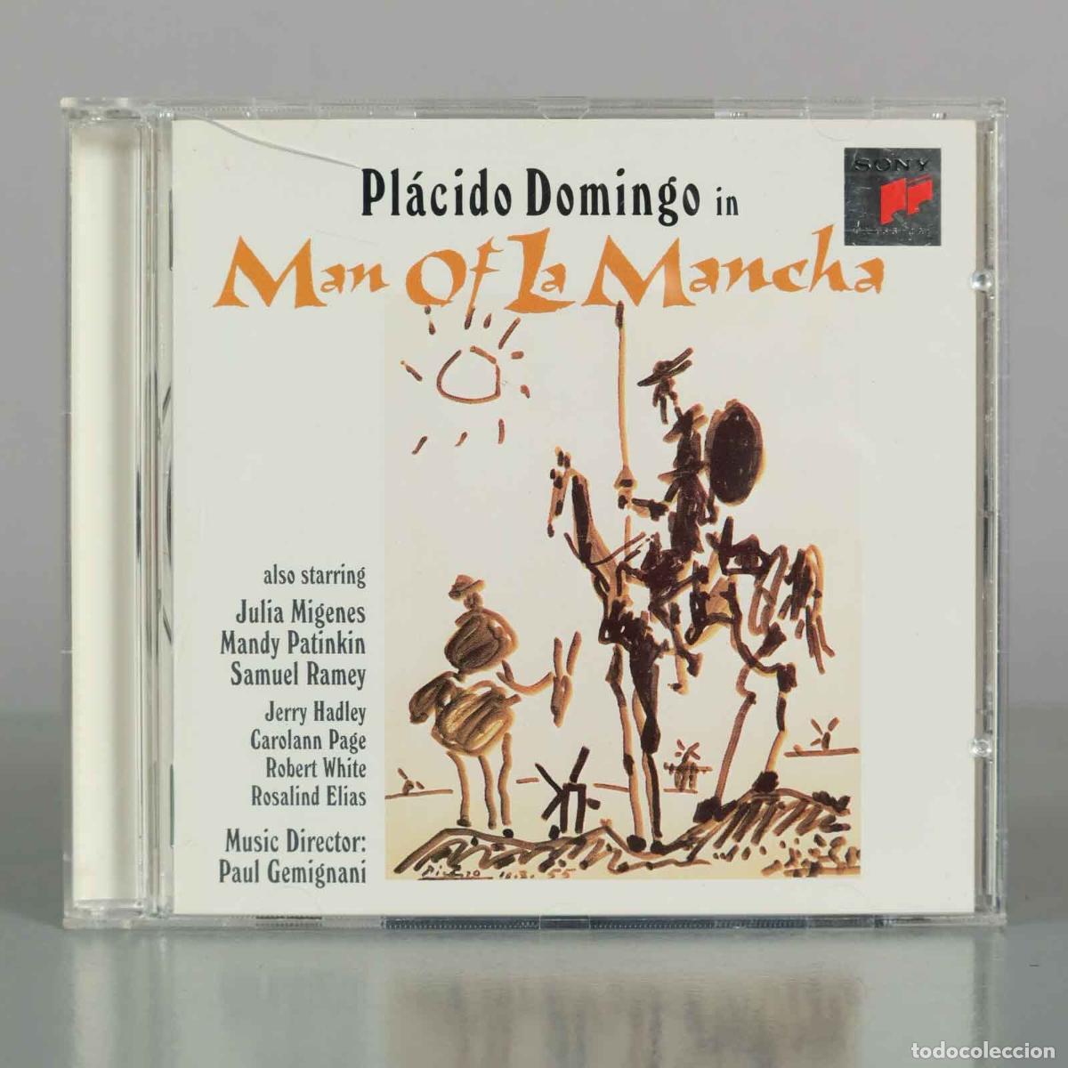Music CDs: CD. Man Of La Mancha - Pl&aacute;cido Domingo, Julia Migenes, Mandy Patinkin, Samuel Ramey, Hadley, Carol
