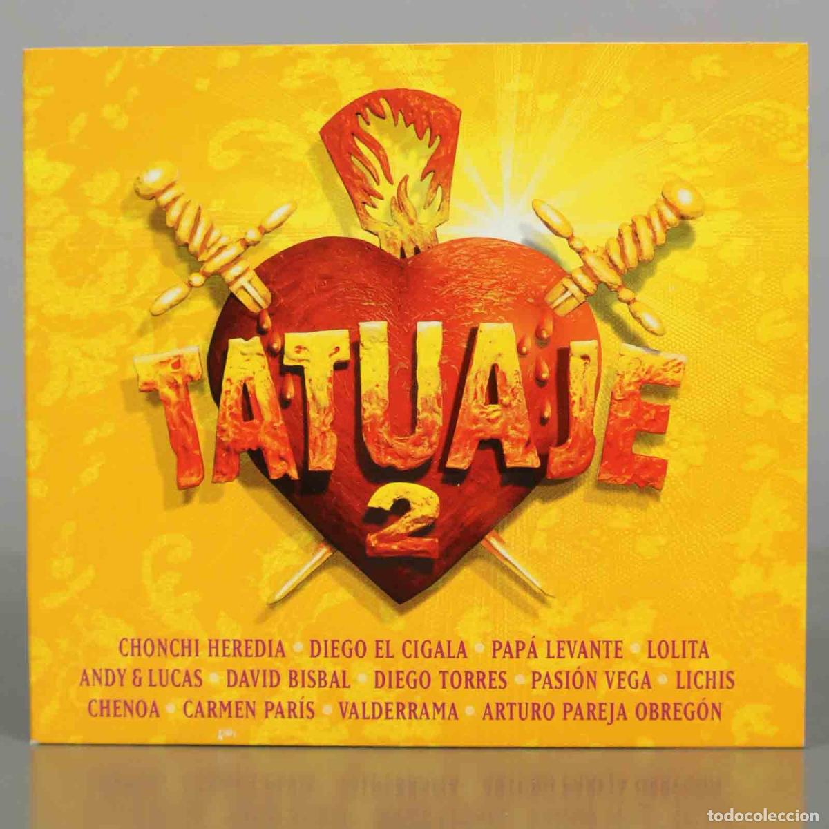 CDs de M&uacute;sica: CD. Tatuaje 2 - Chonchi Heredia, Diego El Cigala, Lolita, Andy and Lucas, David Bisbal, Torres