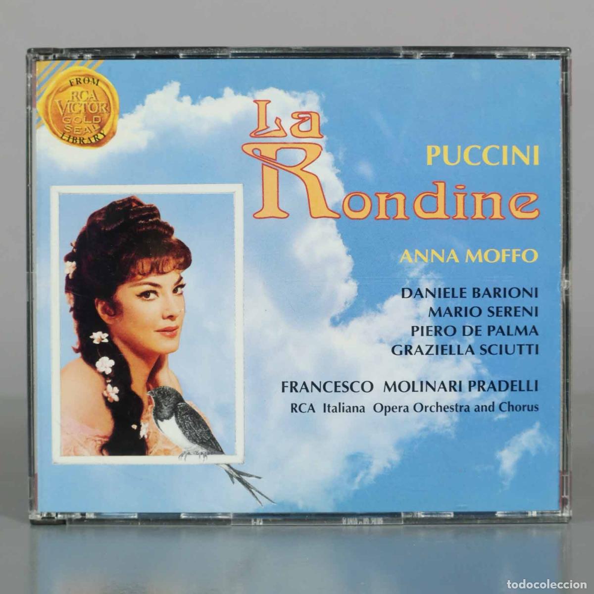 Musik-CDs: CD. Puccini: La Rondine - Francesco Molinari-Pradelli, Anna Moffo, Barioni, Sereni, Grazie