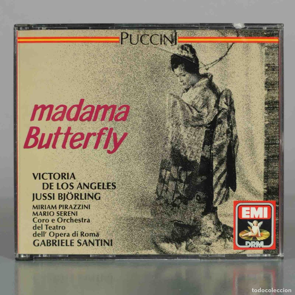 Musik-CDs: CD. Madama Butterfly - Puccini - Victoria de los &Aacute;ngeles, Jussi Bj&ouml;rling, Miriam Pirazzini, santini