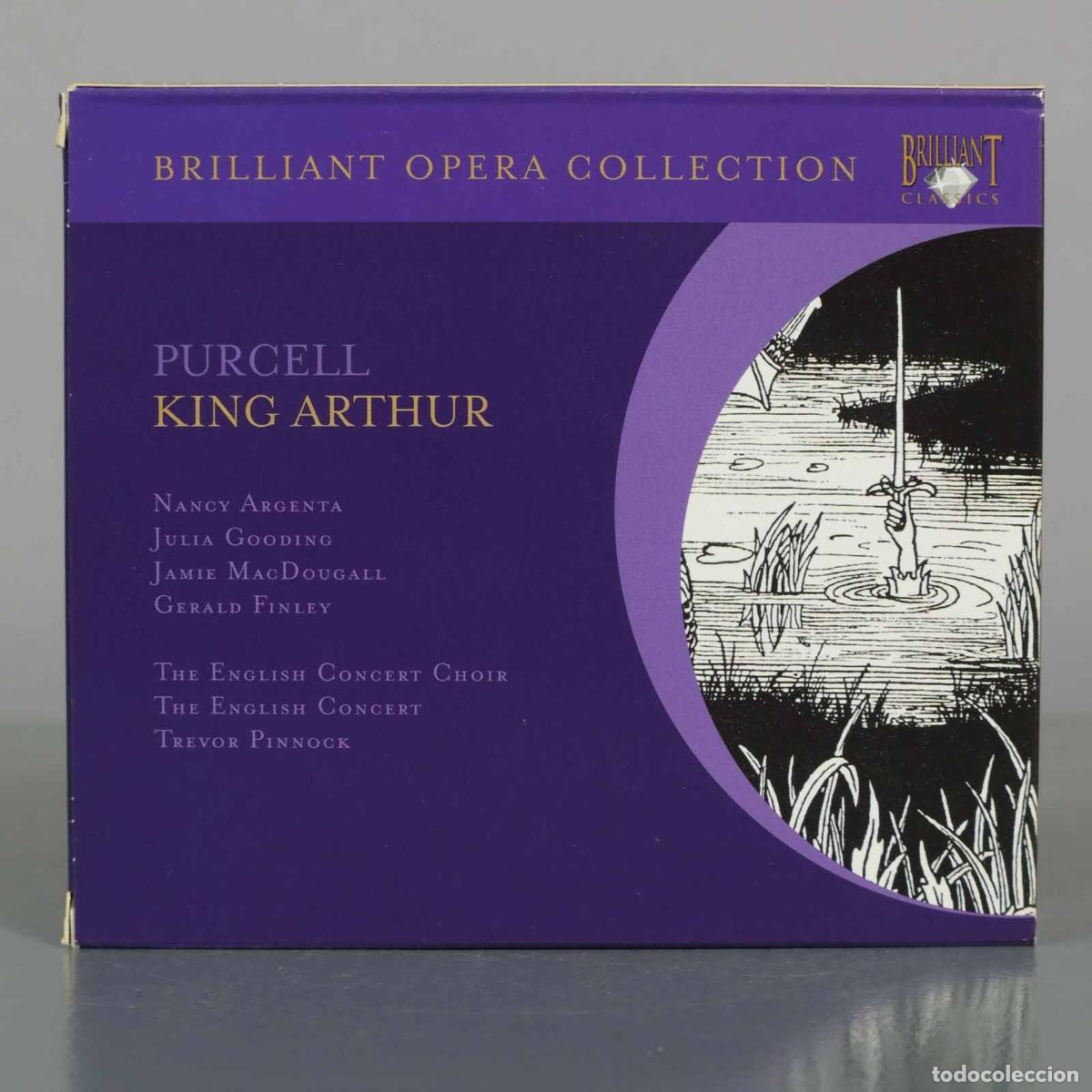 Musik-CDs: CD. Henry Purcell - King Arthur - Nancy Argenta, Julia Gooding, MacDougall, Finley, PINNOCK