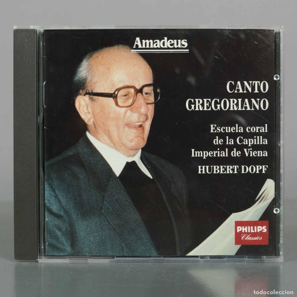 CDs de M&uacute;sica: CD. CANTO GREGORIANO Escuela coral de la Capilla Imperial de Viena HUBERT DOPE