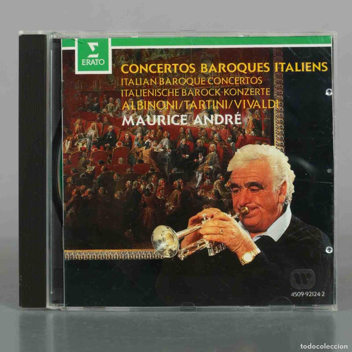 CDs de M&uacute;sica: CD. Concertos Baroques Italiens - Maurice Andr&eacute;, Albinoni, Vivaldi, Tartini - Erato