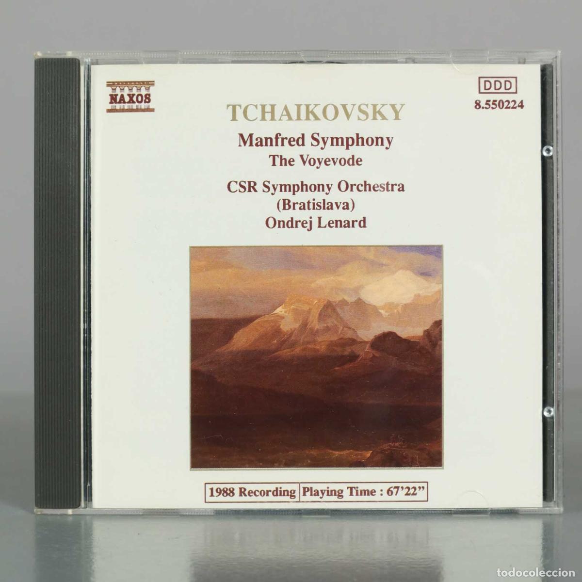 CDs de M&uacute;sica: CD. Tchaikovsky: Manfred Symphony - The Voyevode - CSR Symphony Orchestra (Bratislava), Lenard