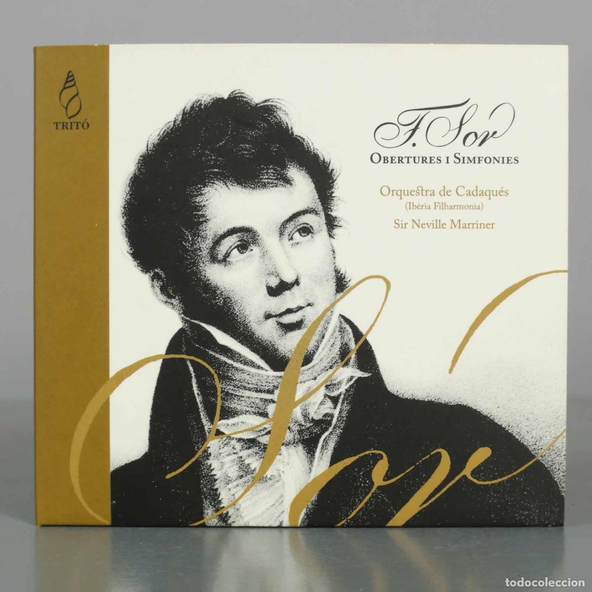 CDs de M&uacute;sica: CD. F. Sor: Obertures i Simfonies - Fernando Sor, Orquestra de Cadaqu&eacute;s, Sir Marriner - Trit&oacute;