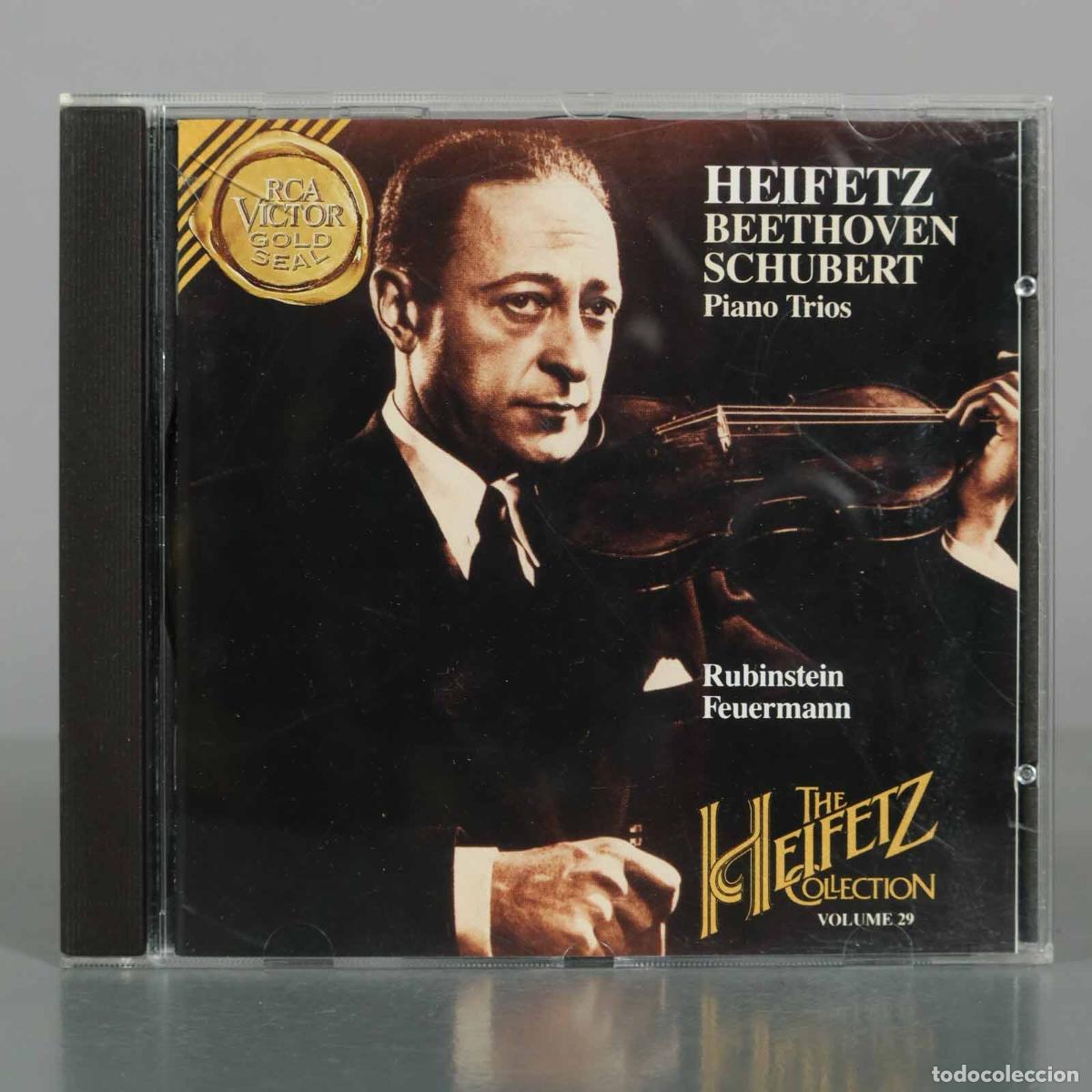 CDs de M&uacute;sica: CD. Heifetz Collection, Vol. 29: Beethoven, Schubert - Piano Trios - Jascha Heifetz, Rubinstein,