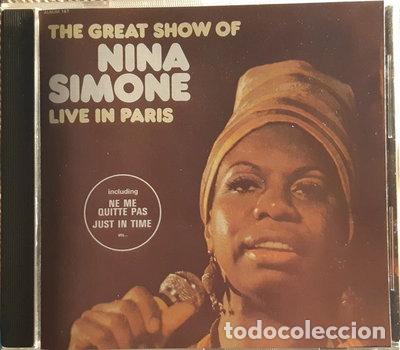 CDs de M&uacute;sica: The Great Show of Nina Simone: Live in Paris- 3229264016726