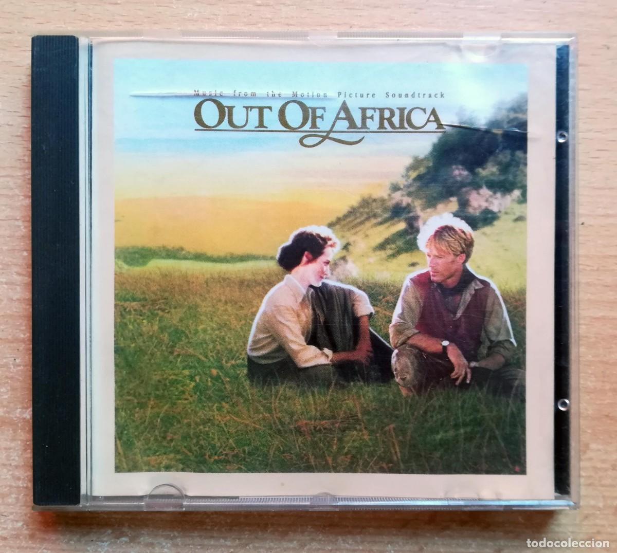 CDs de M&uacute;sica: Memorias de &Aacute;frica. Out of Africa. Caja, caratula y libreto de 4 p&aacute;ginas. No CD.
