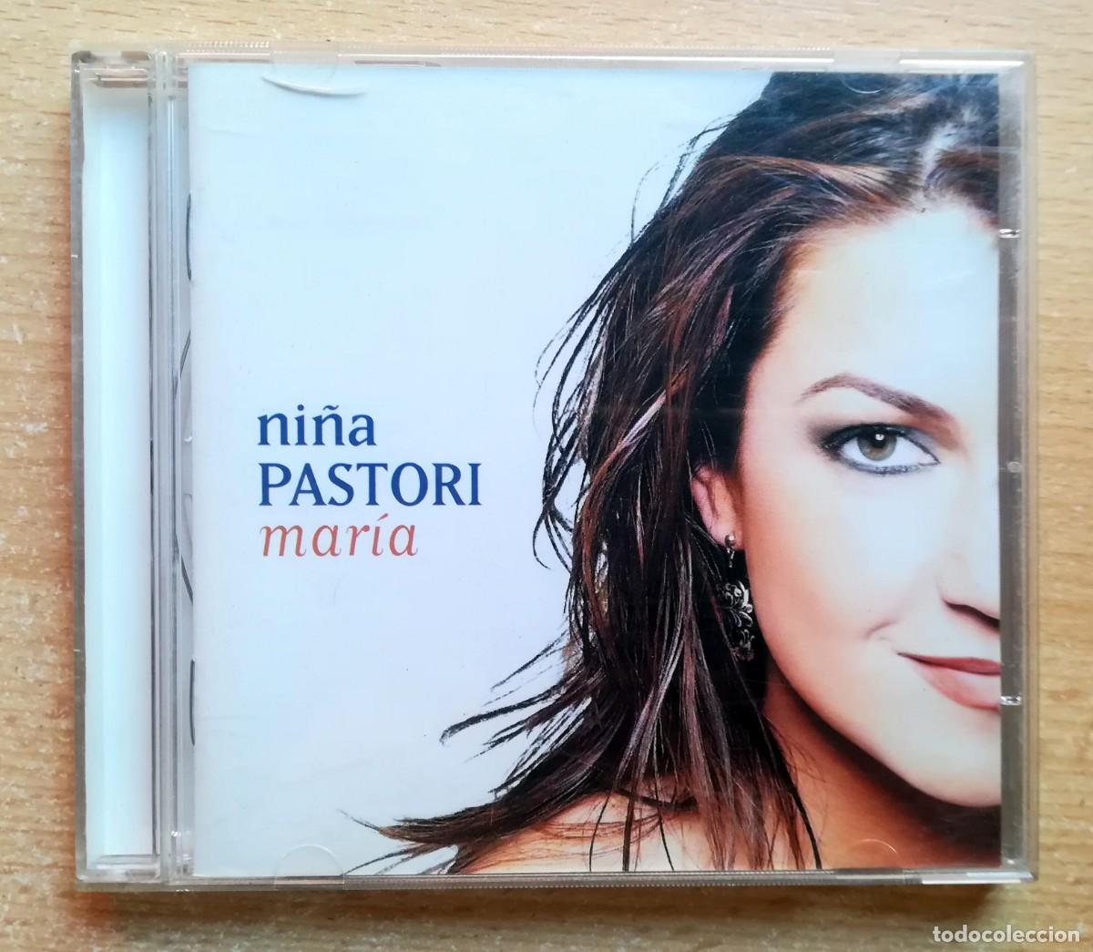 Musik-CDs: Ni&ntilde;a Pastori. Mar&iacute;a. Caja, caratula y libreto originales. No CD.