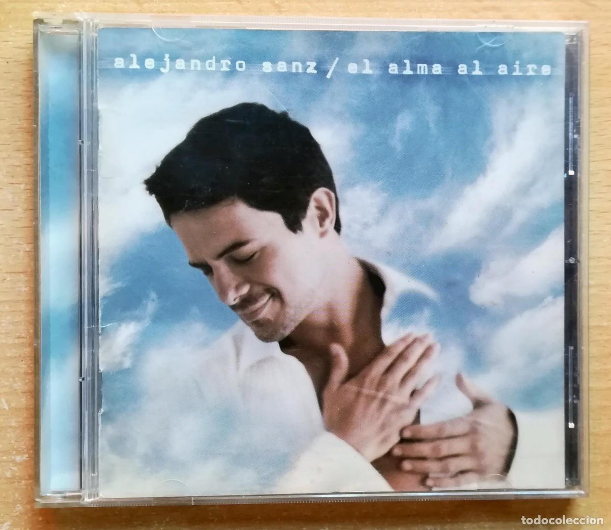 CDs de M&uacute;sica: Alejandro Sanz. El alma al aire. Caja, caratula y libreto originales. No CD.