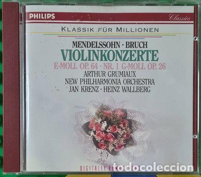 CDs de M&uacute;sica: Violinkonzerte: Mendelssohn & Bruch- 0028943453226