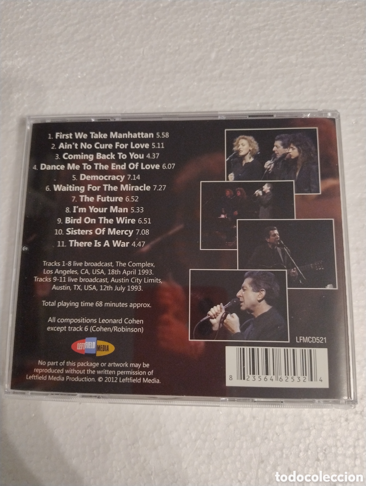 CDs de m&uacute;sica: LEONARD COHEN - LEONARD COHEN CD - Foto 2