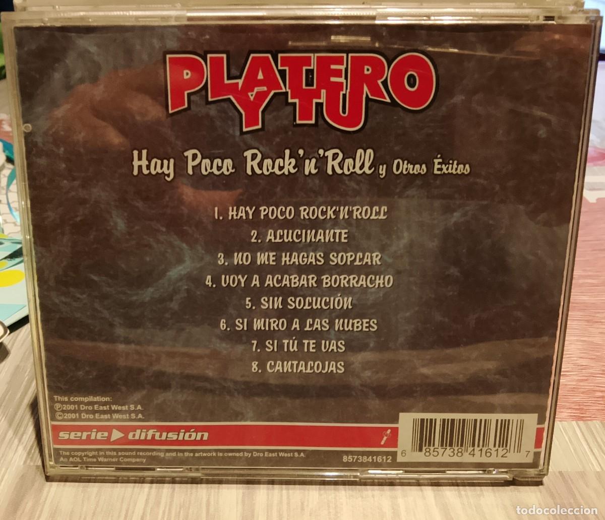 CDs de m&uacute;sica: Platero y Tu. Hay poco rock n roll y otros &eacute;xitos. CD. - Foto 2